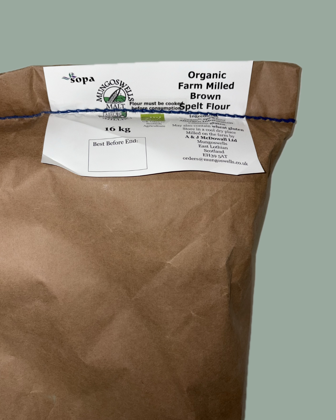 Farm Milled Organic Spelt Brown Flour
